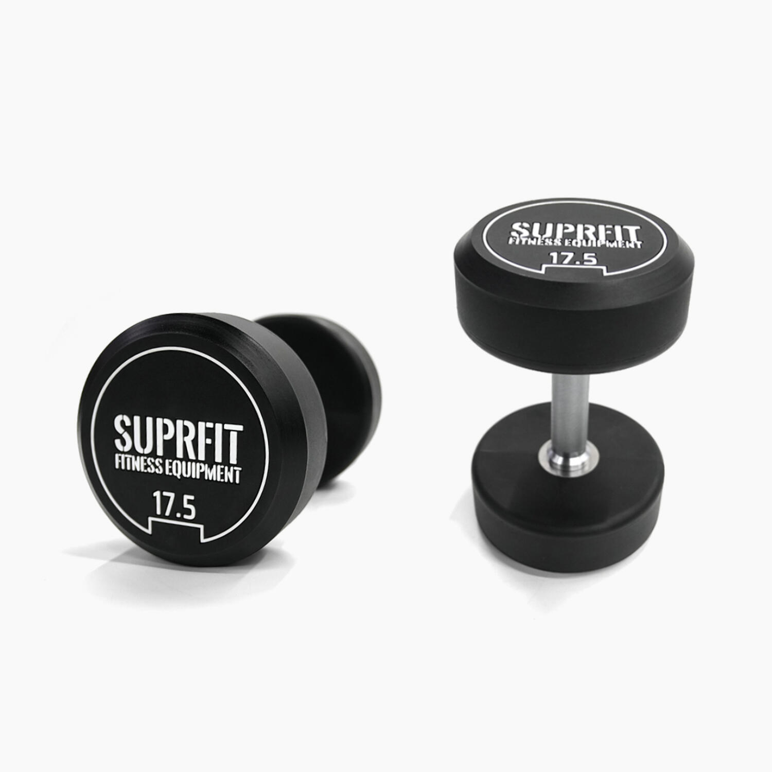 Suprfit - Suprfit Cpu Dumbbell (paire) - Haltère - Blanc|noir - Decathlon