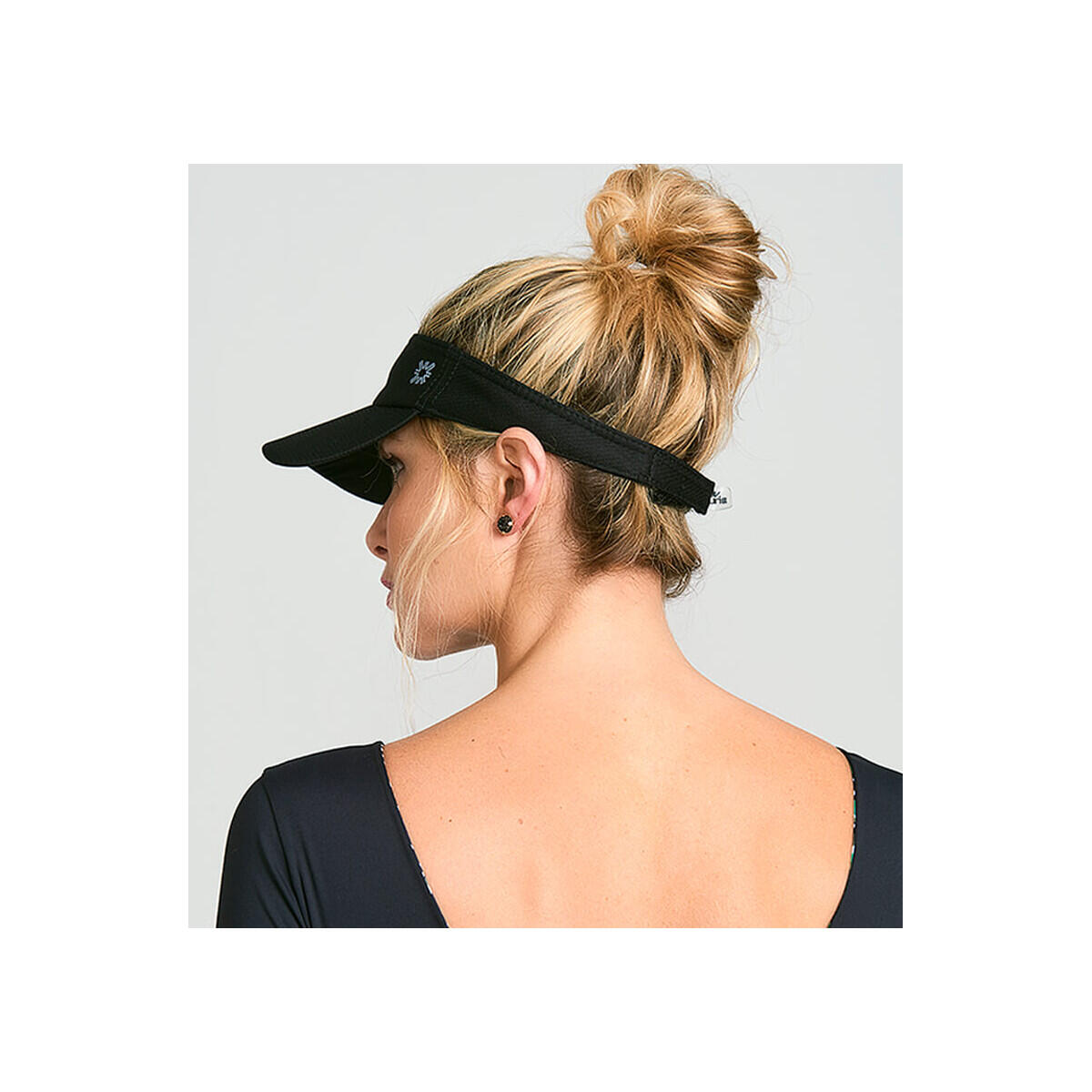 Visière Athletic Dry Preto UPF50 2/3