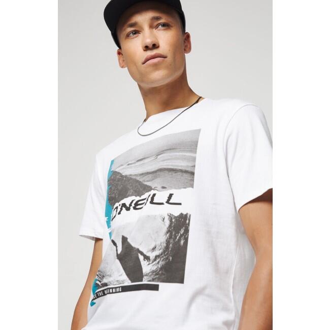 Tricou O'NEILL, Seiche, Alb, Barbati