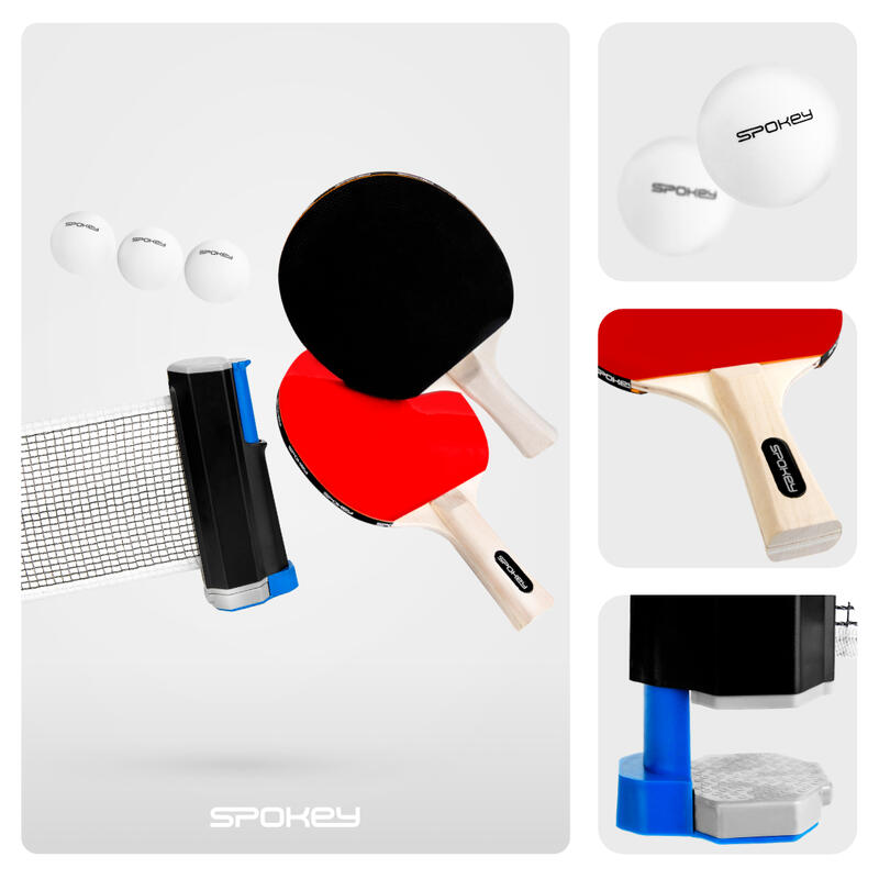 Set tenis masa Spokey Roll Joy: 2 palete + fileu si 3 mingi