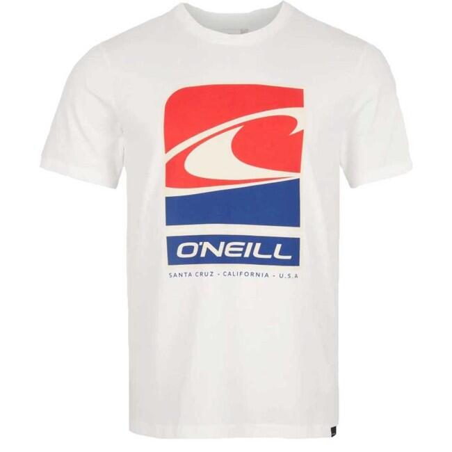 Tricou O'NEILL, Flag Wave, Alb, Barbati