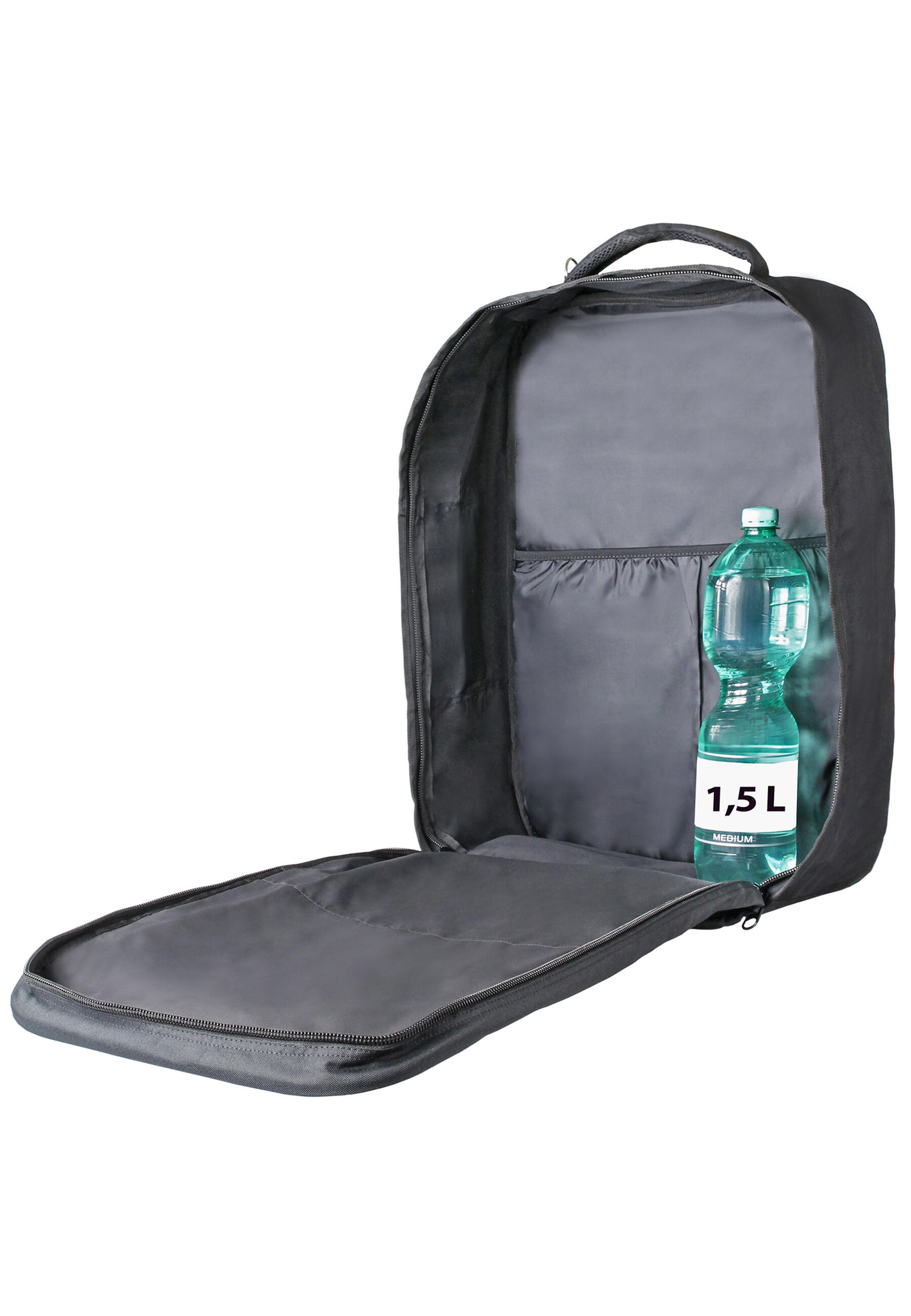 EverydaySafari Backpack Rucksack 55x40x20cm-Schwarz 4/6