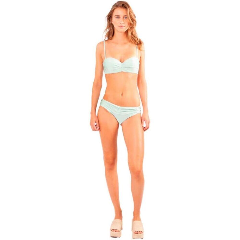 Bikini mujer Isla Bandeau verde 2/3