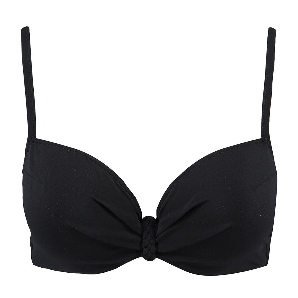 Bikini mujer Solid Wire Negro 1/3