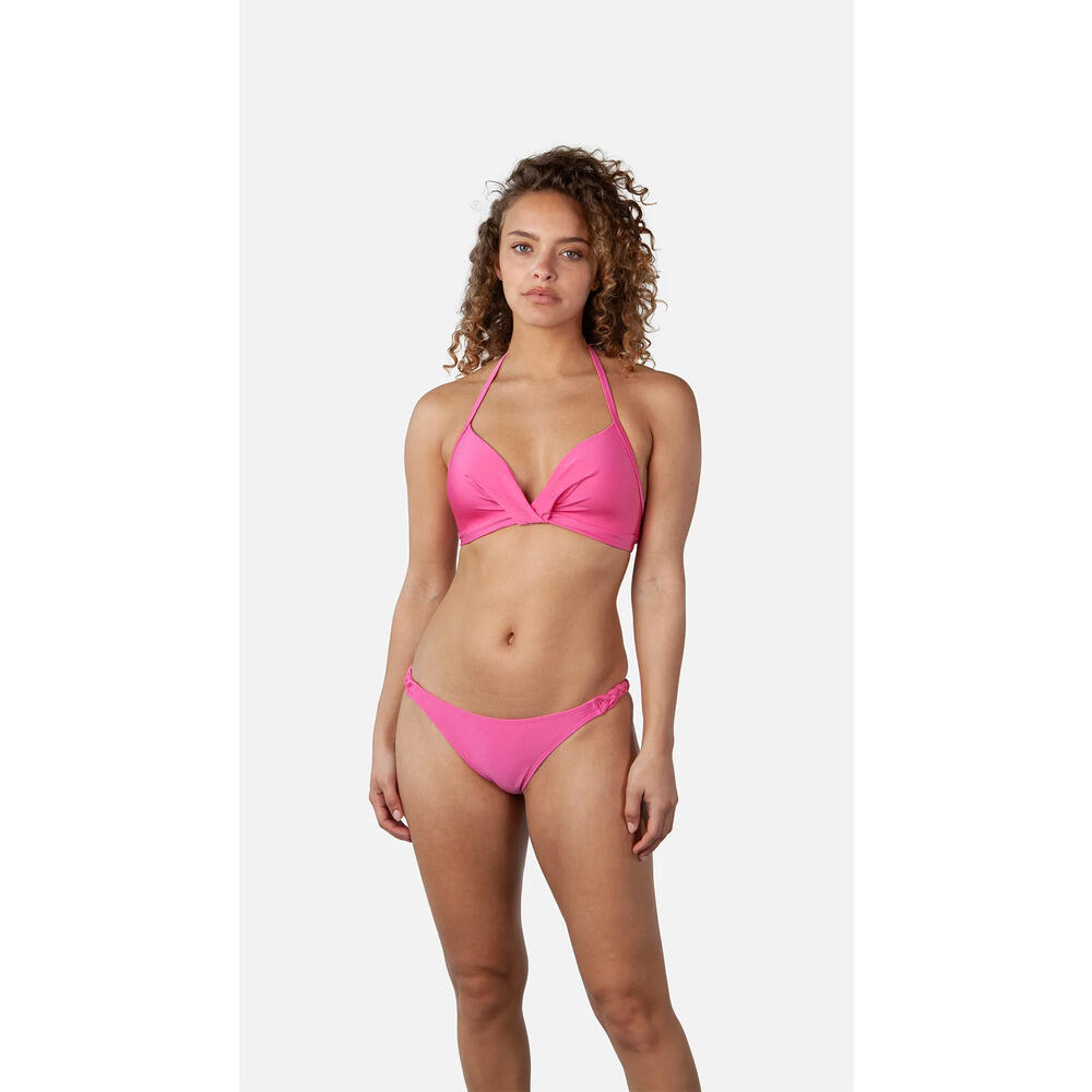 Bikini mujer Kelli Halter rosa 2/3