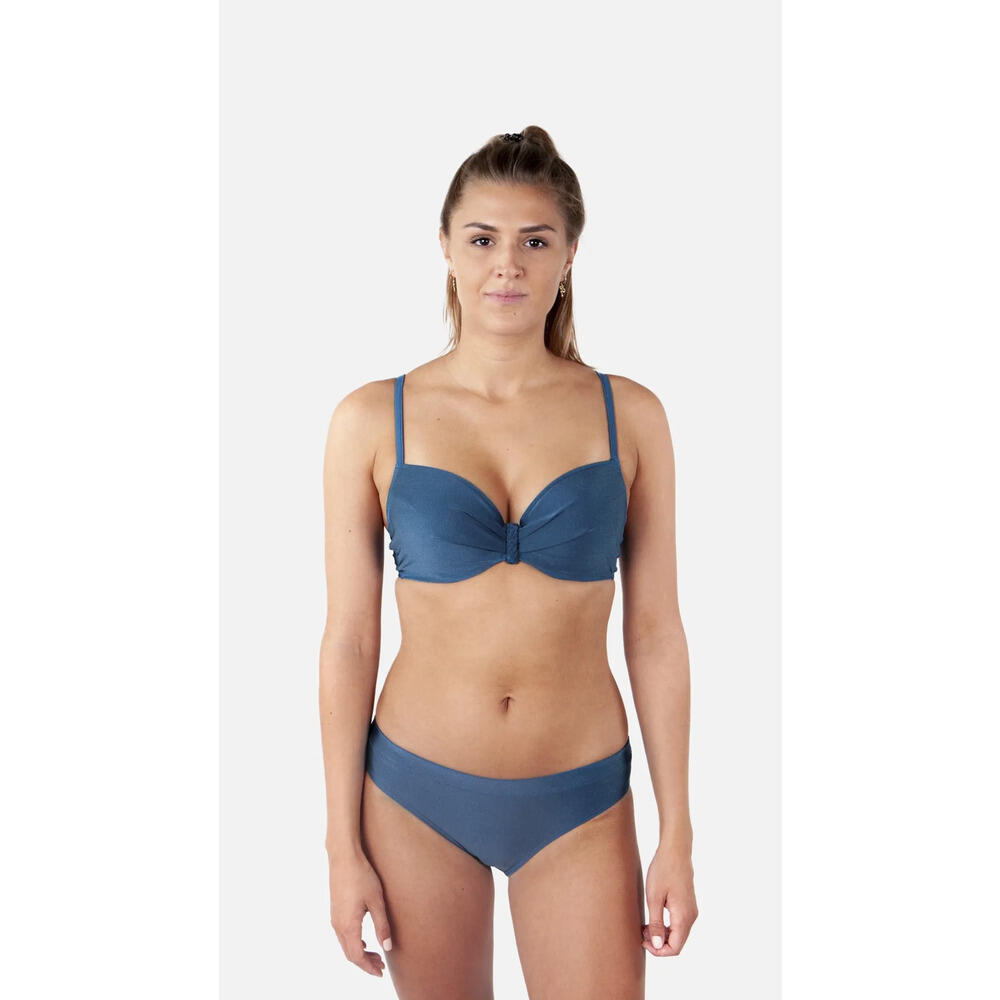 Bikini mujer Isla Wire azul 2/4