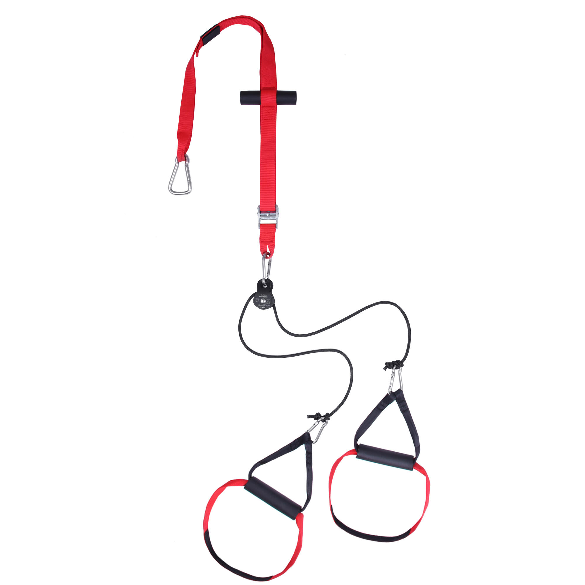 Sling Trainer mit Umlenkrolle mit Griffschlaufen-Rotate 4/6