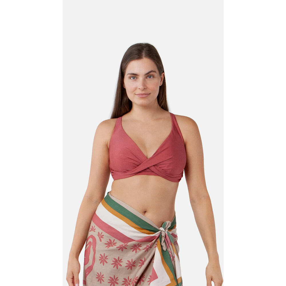 Bikini mujer Isla Cross Halter Full verde 2/3