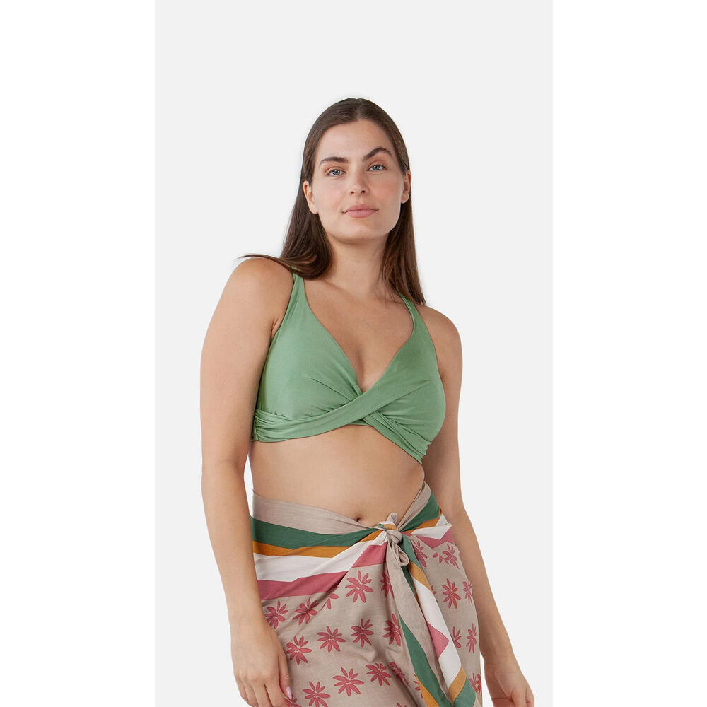 Bikini mujer Isla Cross Halter Full rojo 2/2
