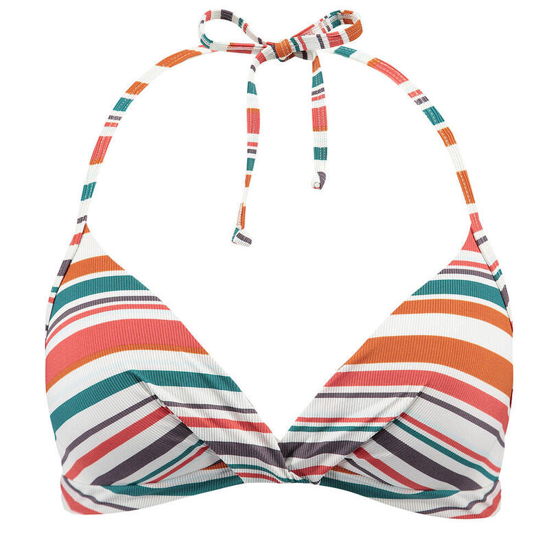 Bikini mujer Halio Halter a rayas