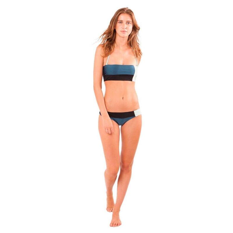 Top de Bikini mujer Lourdes Tube azul