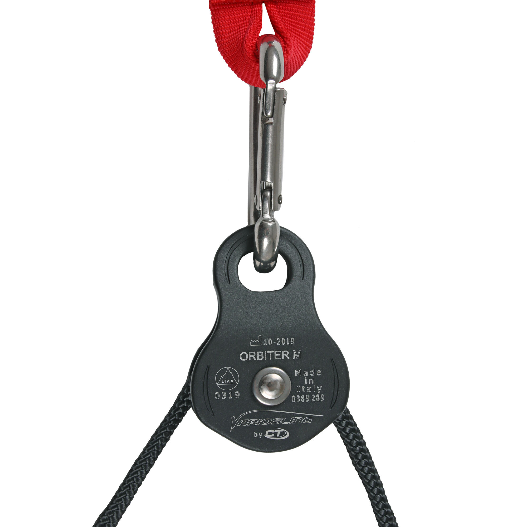 Sling Trainer mit Umlenkrolle mit Griffschlaufen-Rotate 3/6
