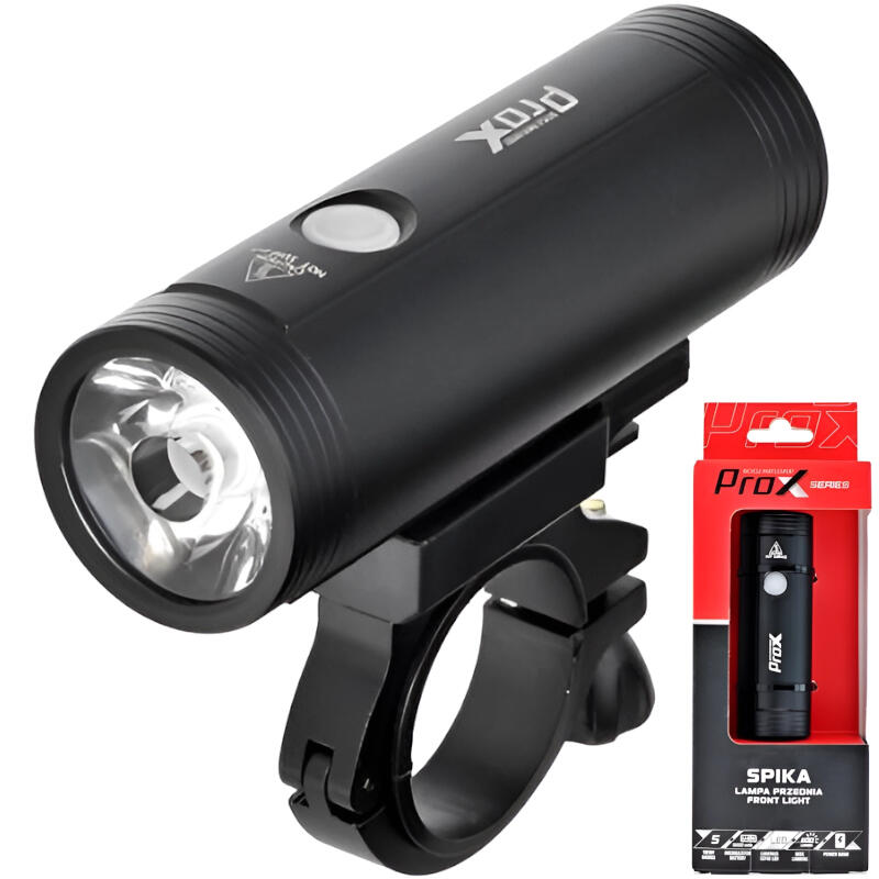 Lampka rowerowa przednia Prox Spika 1100lm