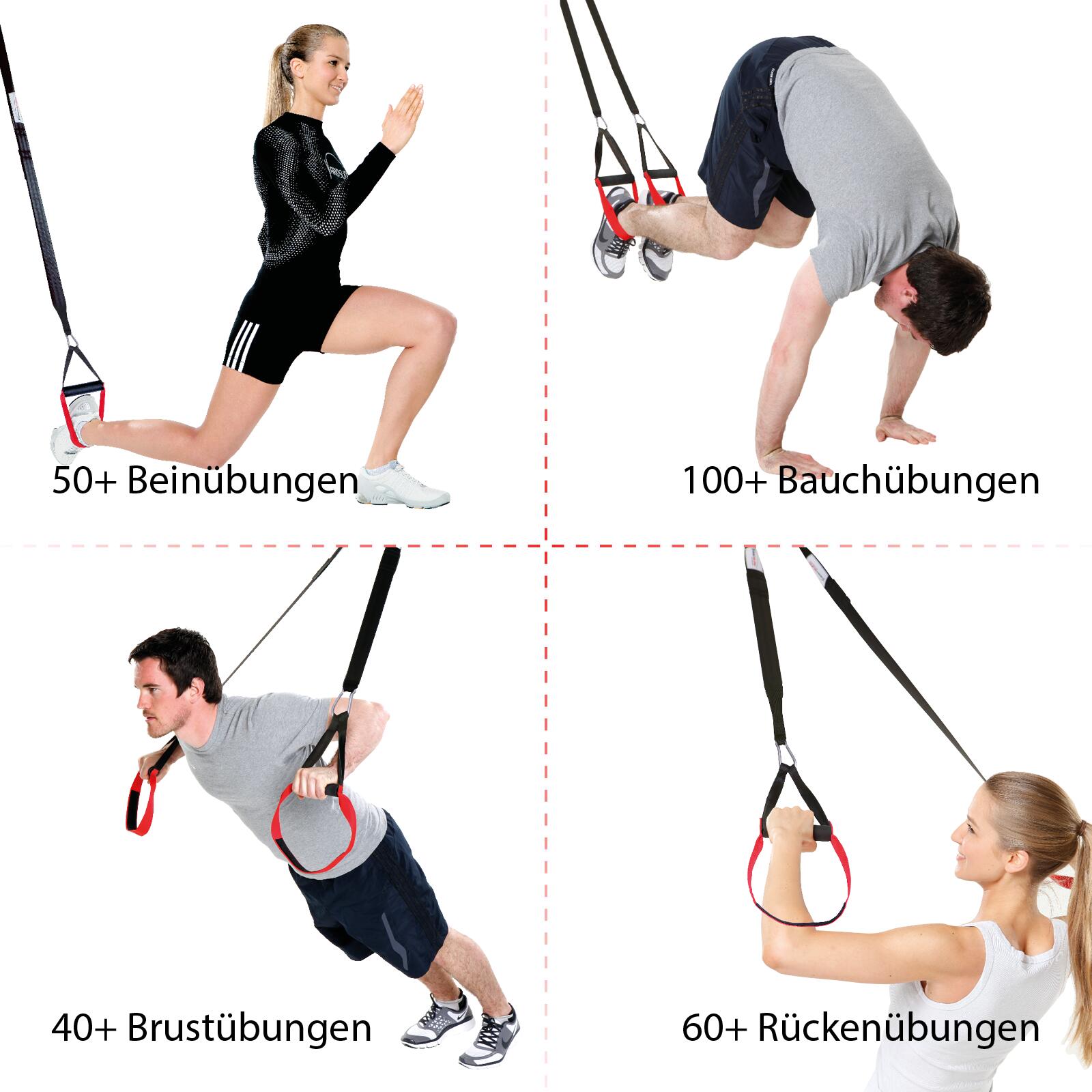 Professional Sling Trainer, Ganzkörper Set mit Anleitung & Übungsposter 5/5