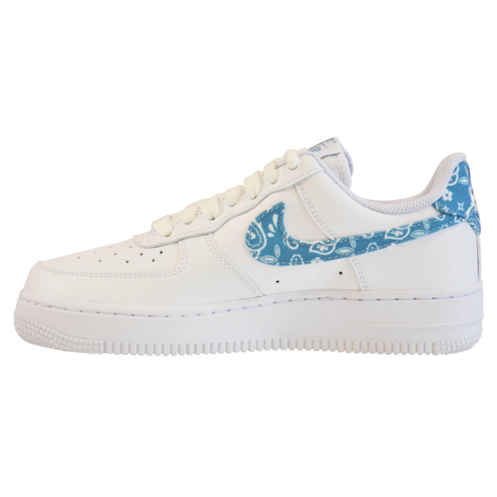 Nike Air Force 1 Low '07 Essential White Worn Blue Paisley (W) 2/7