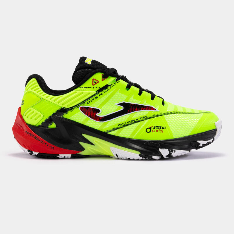 Chaussures Padel Homme Joma Open Men 24 Jaune Fluo