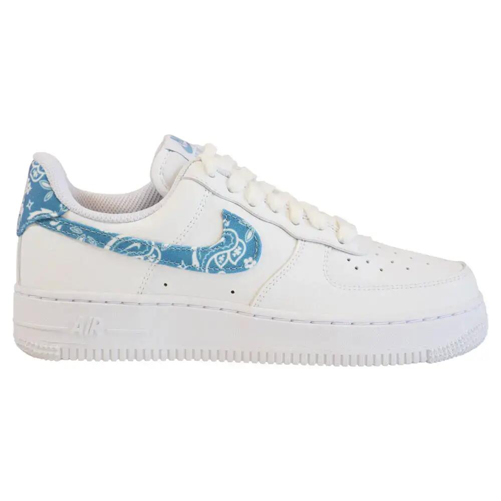 Lifestyle - Shoes - Leather low-top, paisley - Air Force 1 '07 - White/Worn Blue