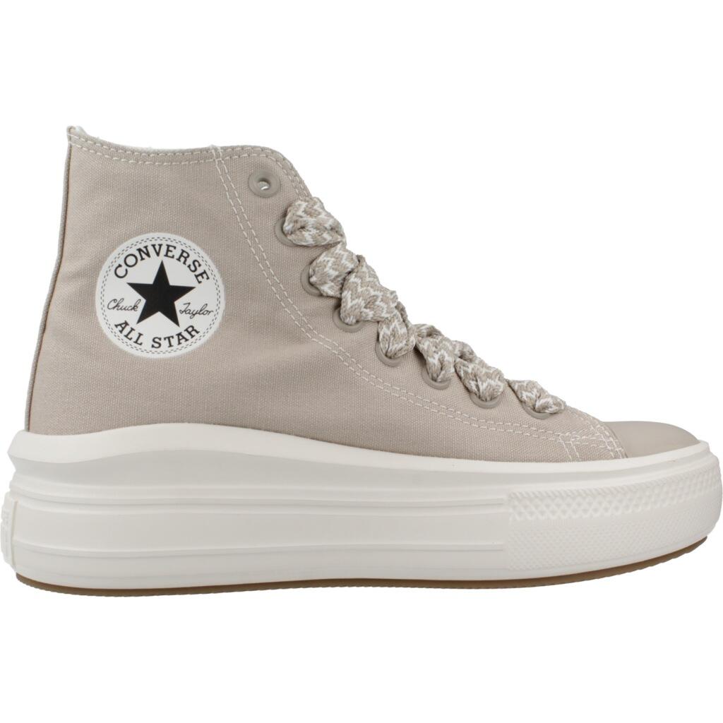 Baskets Converse Modèle Chuck Taylor All Star Move Hi Couleur Brun Clair 4/5