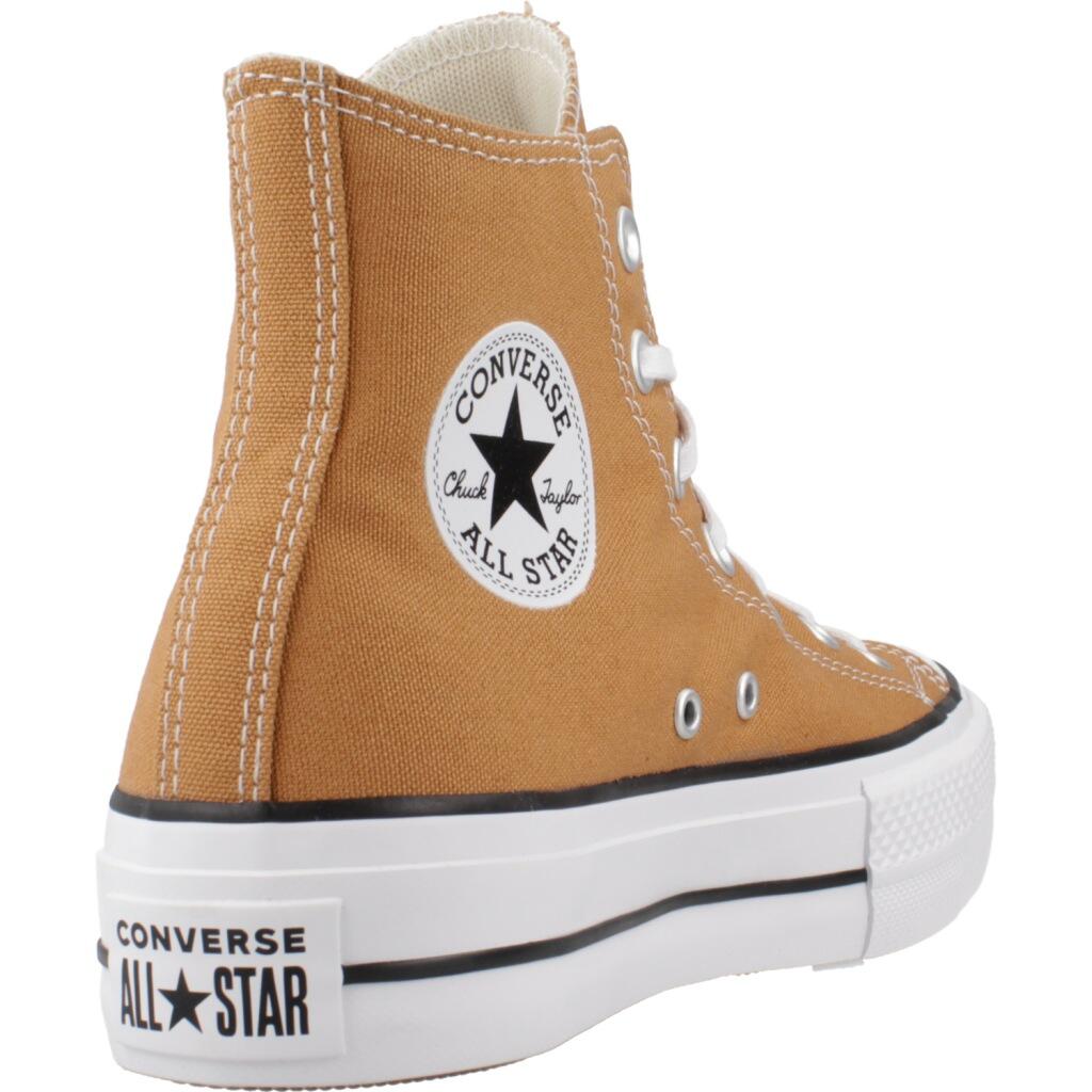 Baskets Converse Modèle Chuck Taylor All Star Lift Couleur Marron 4/5