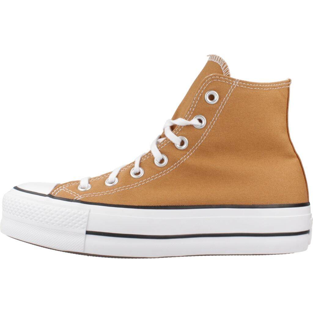 Baskets Converse Modèle Chuck Taylor All Star Lift Couleur Marron 3/5