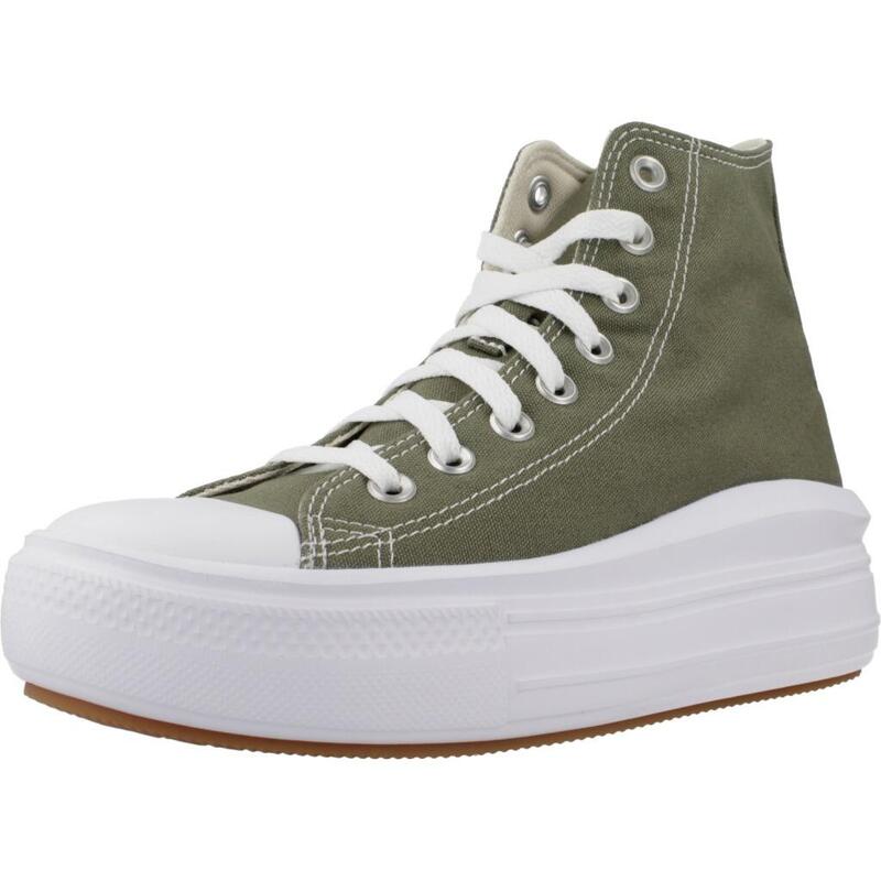 Baskets Converse Modèle Chuck Taylor All Star Move Hi Couleur Vert