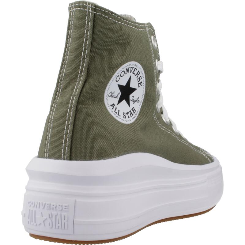 Baskets Converse Modèle Chuck Taylor All Star Move Hi Couleur Vert
