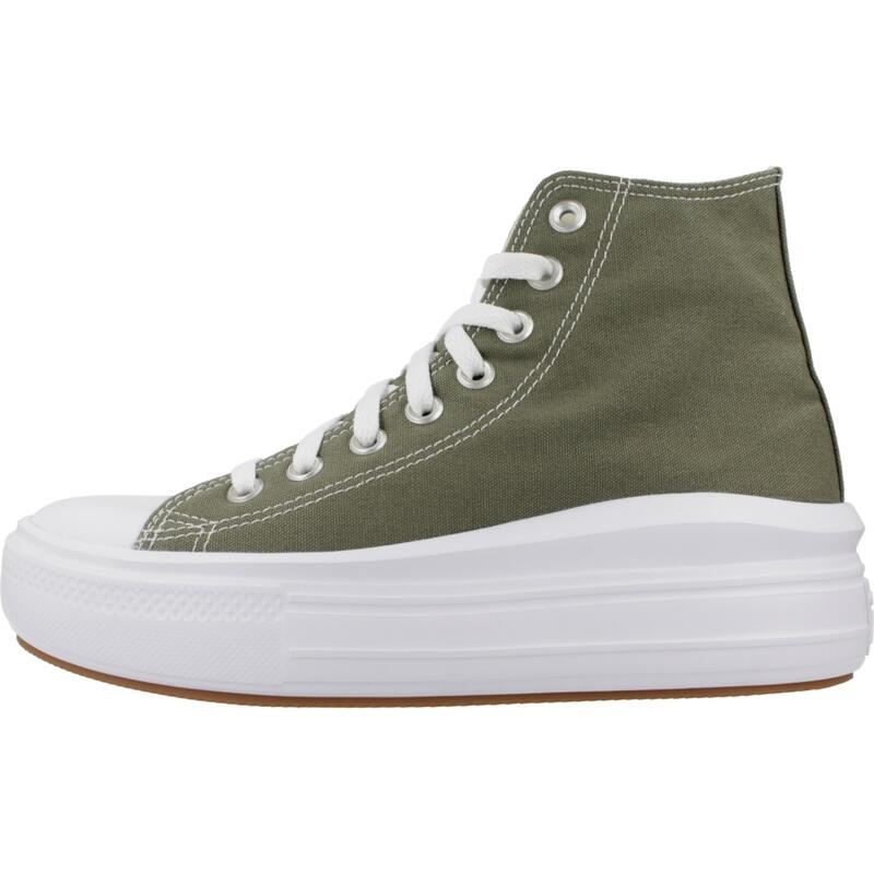 Baskets Converse Modèle Chuck Taylor All Star Move Hi Couleur Vert
