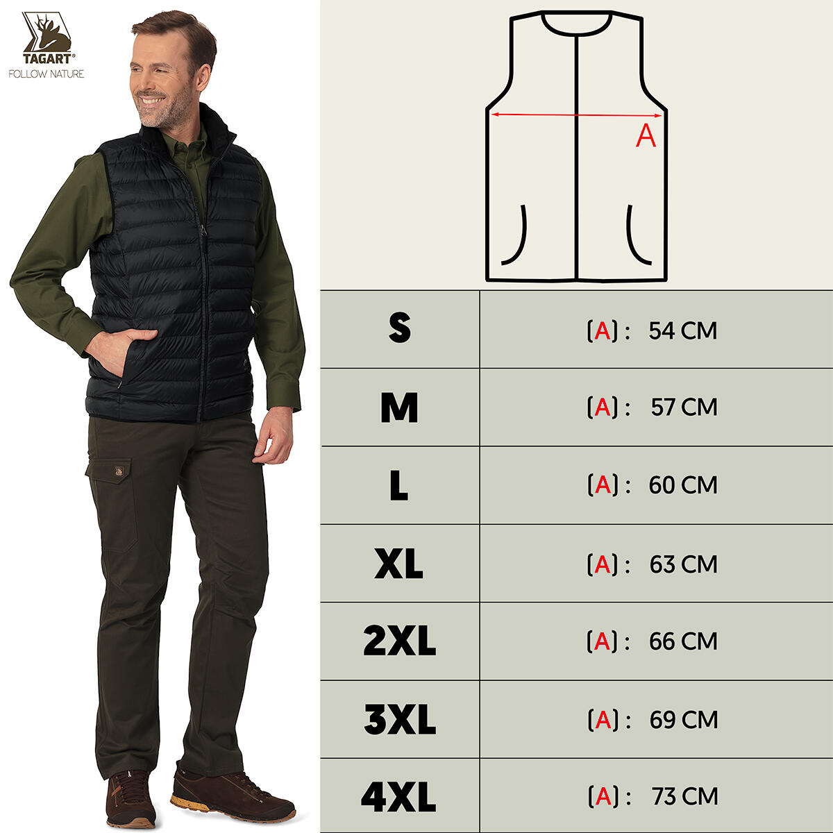 Gilet de chasse Wing 4 en duvet pour homme 2/5