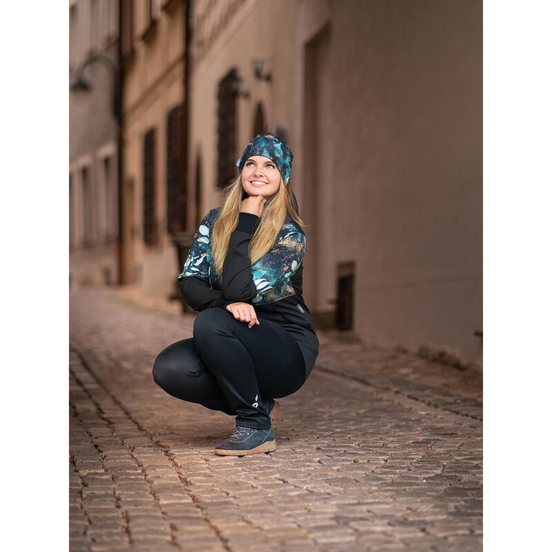 Dámské softshellové kalhoty s fleecem pružné Sporty