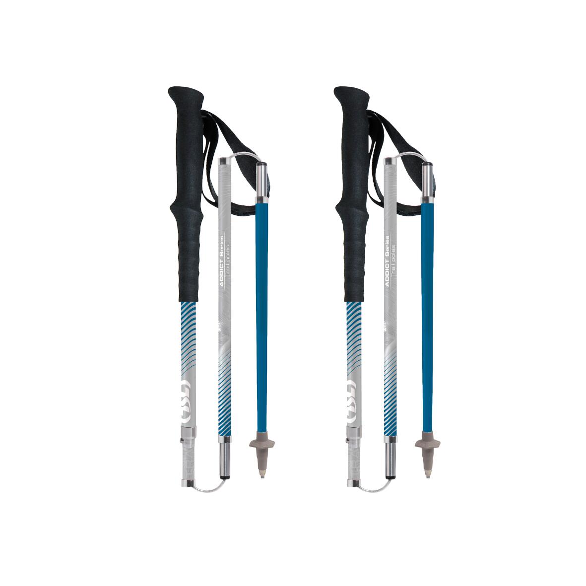 Tsl - Bâtons De Trail Tsl - Pliable -  Trail Alu 4 Ultra Mid Short - Bâtons De Trail - Bleu - 100 Cm - Decathlon