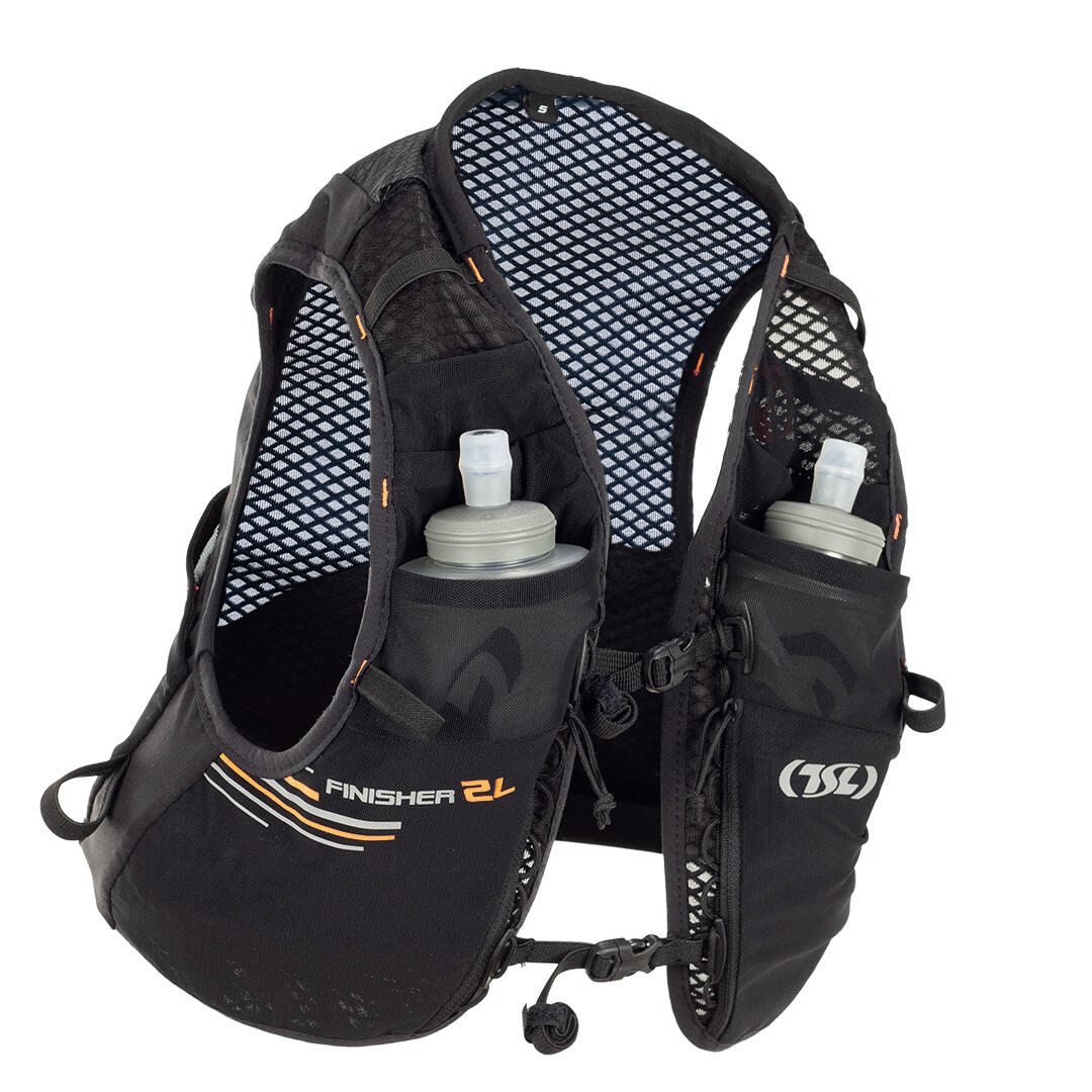 Tsl - Sac De Trail Tsl - Finisher 2l + Flasks - Sac De Sport - Orange - 42 M/l - Decathlon