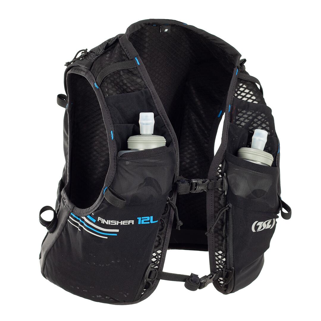 Tsl - Sac De Trail Tsl - Finisher 12l + Flasks - Sac De Sport - Bleu - 48 Xl - Decathlon