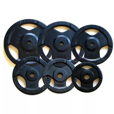 Aktivsport Gummierte Hantelscheibe 1,25 kg 31 mm