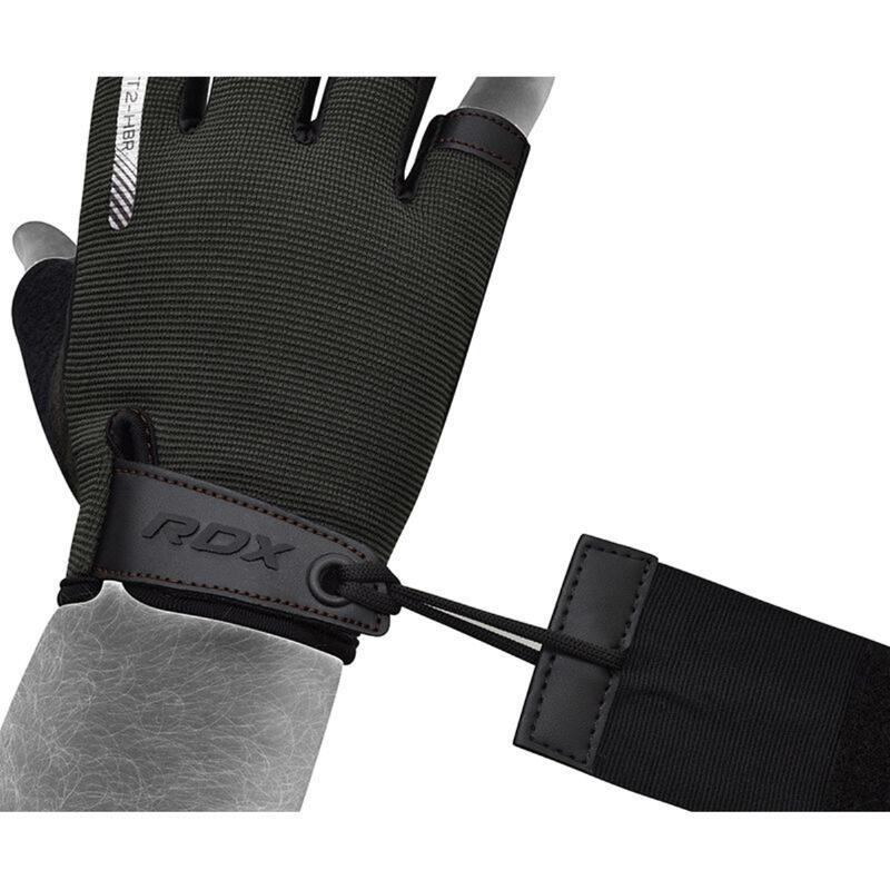 Gym Gloves T2 - Half Finger - Bruin - S