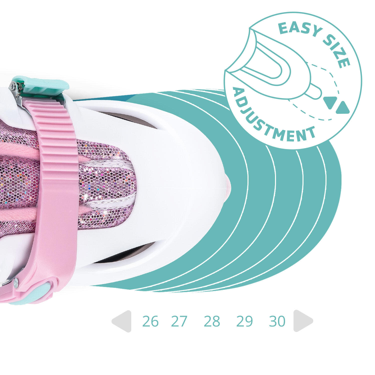 Rollers réglables pour enfants Cariboo Ballerina 7/8
