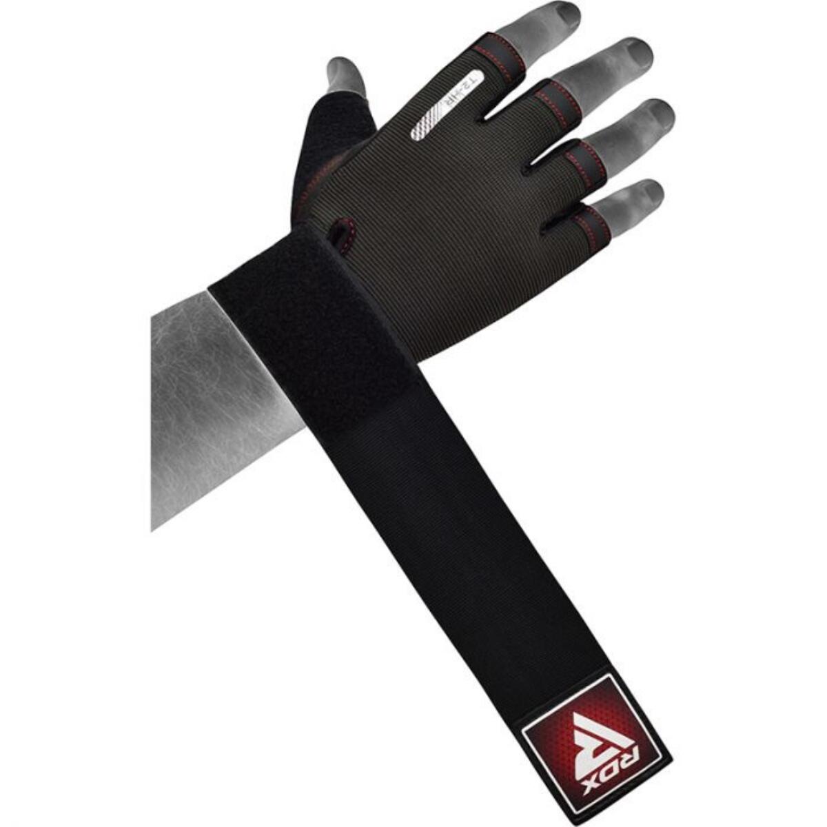 RDX T2 Weightlifting Half Finger Gym Gloves 4/7