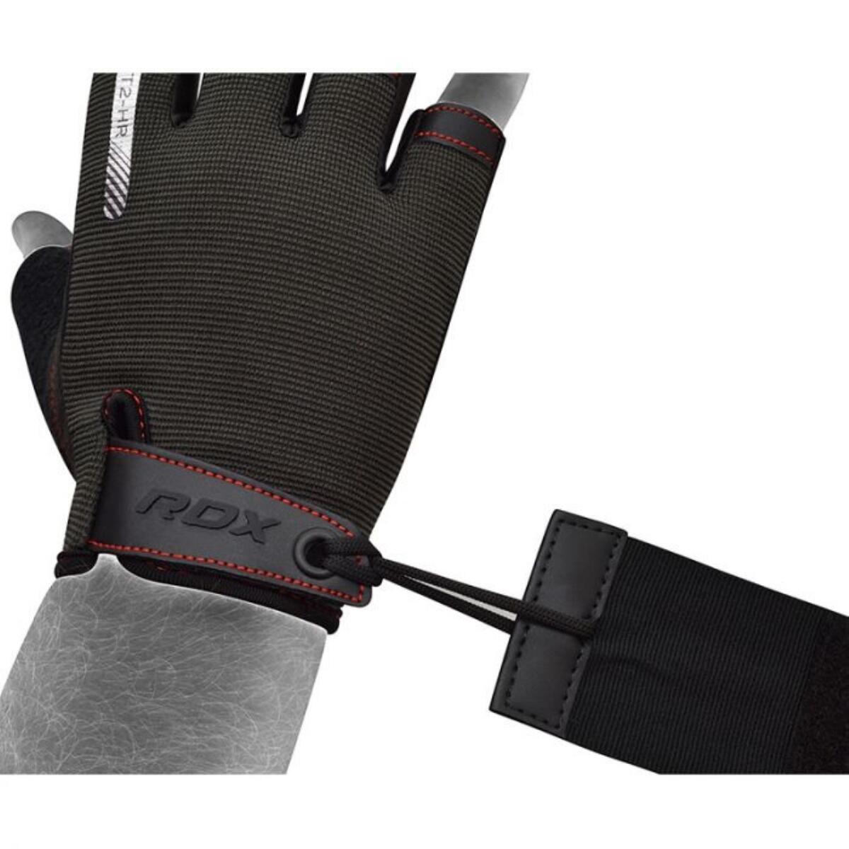 RDX T2 Weightlifting Half Finger Gym Gloves 5/7