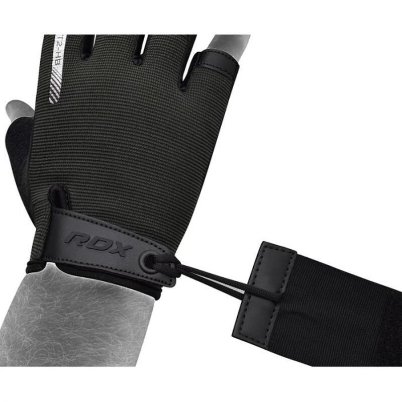 Gym Gloves T2 - Half Finger - Zwart - XL