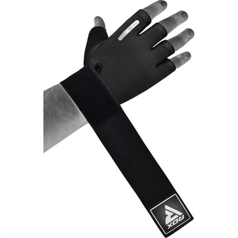 Gants de gymnastique T2 - Demi-doigt - Noir - XL