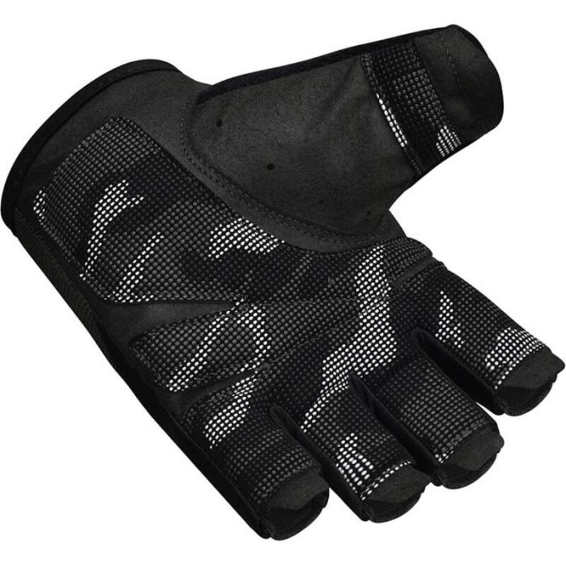 T1 Fitness Handschoenen - Met open vingertoppen - Camouflage - Unisex