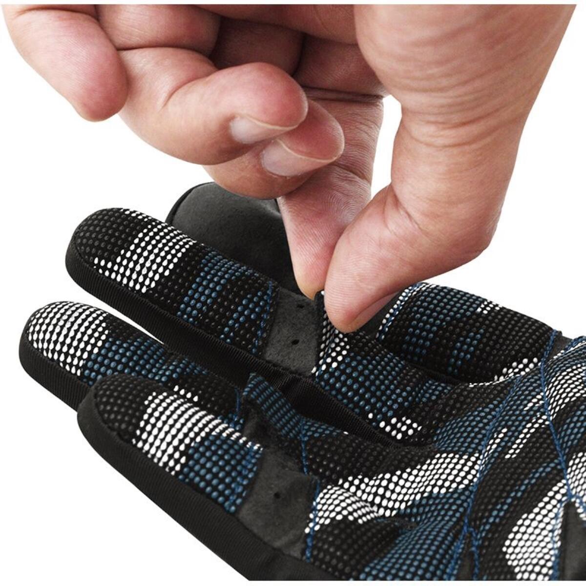 Guantes de gimnasio T2 - Dedo completo - Azul - S 7/7
