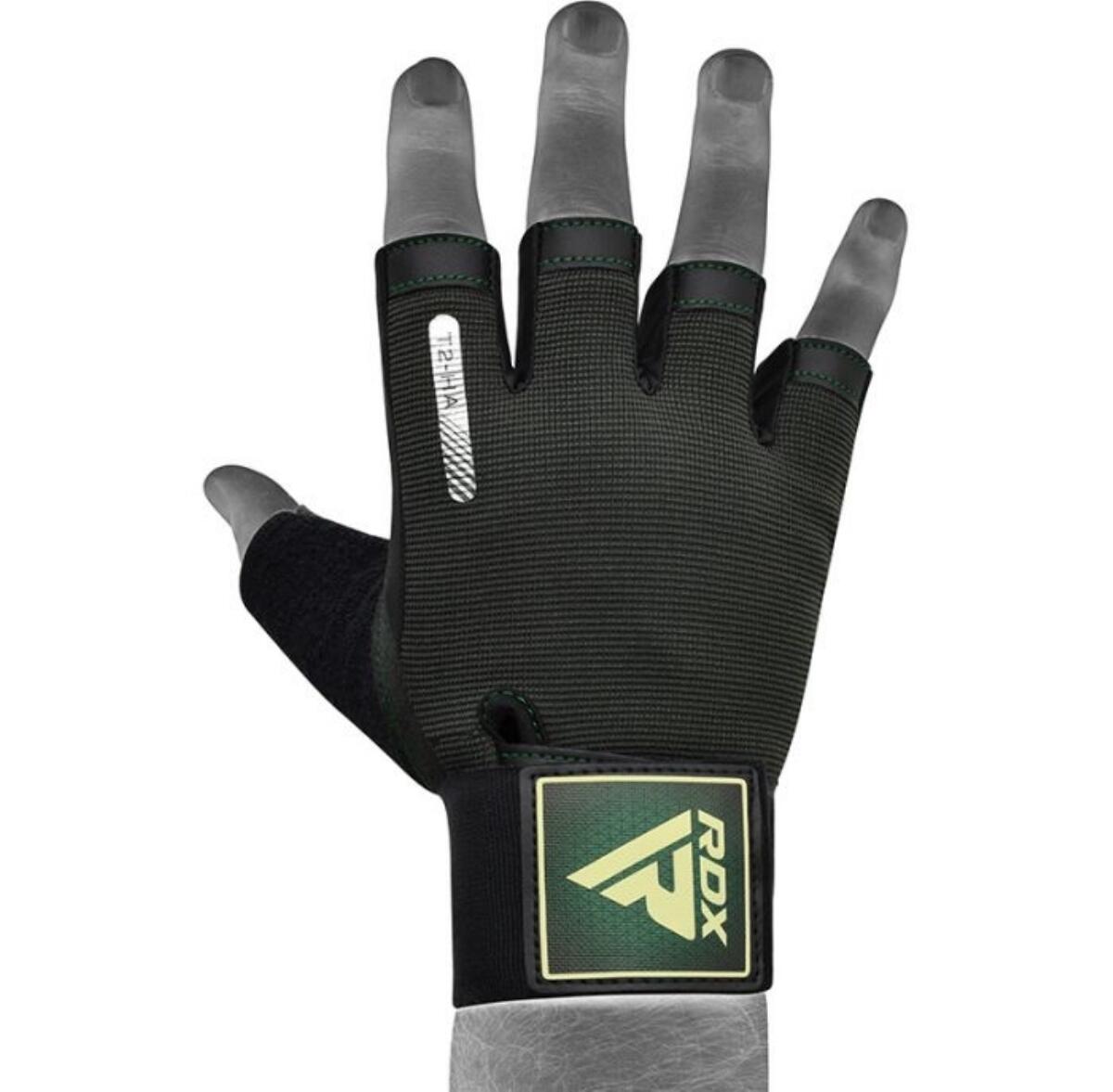 RDX T2 Weightlifting Half Finger Gym Gloves 5/7