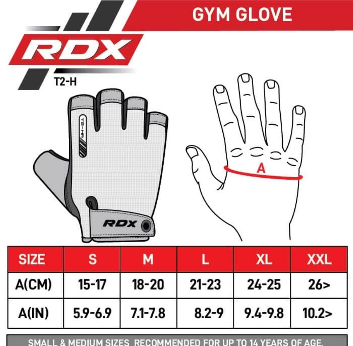 RDX T2 Weightlifting Half Finger Gym Gloves 4/7