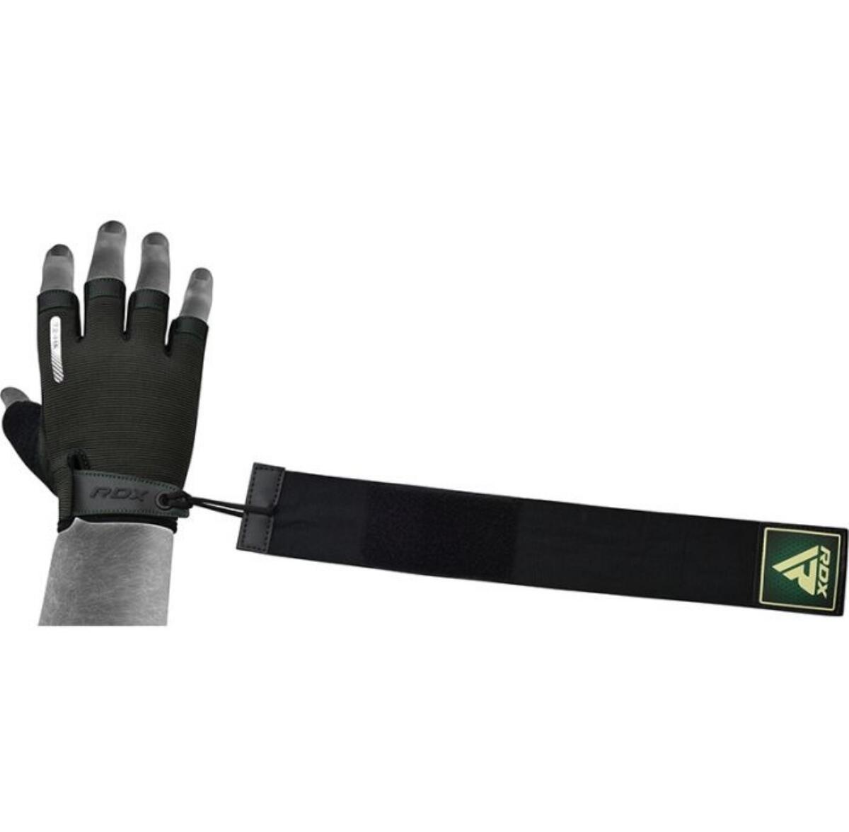 RDX T2 Weightlifting Half Finger Gym Gloves 5/7