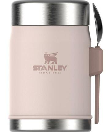 Stanley Le légendaire bocal + fourchette .4L - Quartz Rose