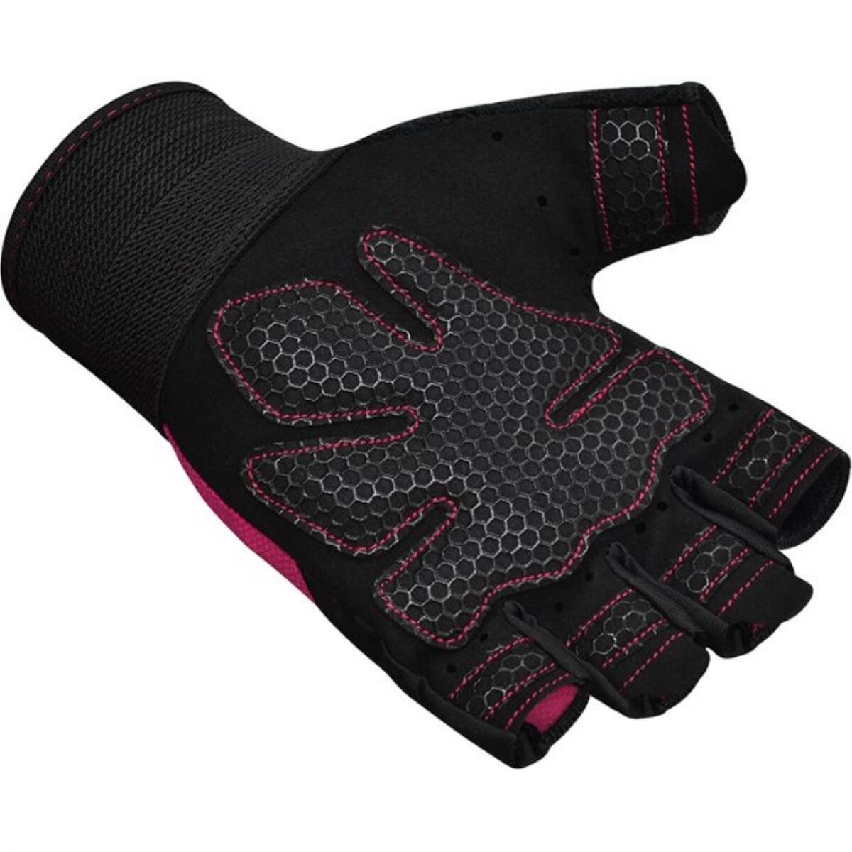 Guantes de fitness W1: con las yemas de los dedos abiertas - Rosa - S 7/7