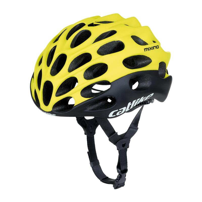 Casco de Bicicleta de Carretera Mixino Amarillo Fluo