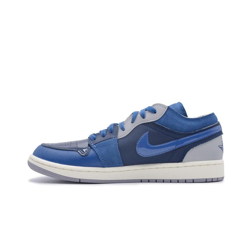 Men's Nike Air Jordan 1 Low SE Craft "Obsidian" Blue/Light Blue/Grey