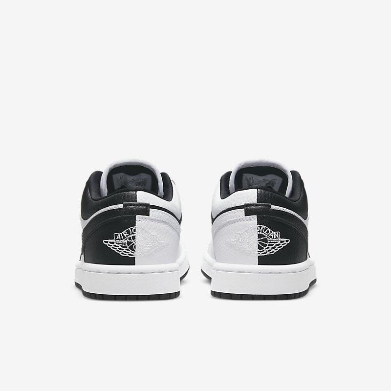 SCARPE BASKET UOMO NIKE AIR JORDAN 1 LOW SE-NERO/BIANCO 4/6