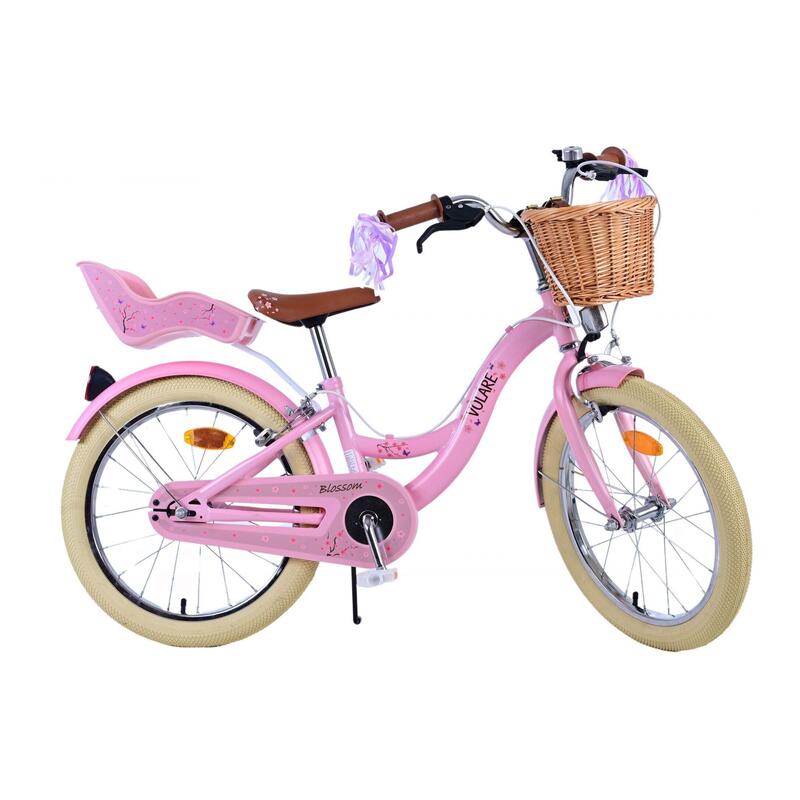 Bicicleta Niños 18 Pulgadas Volare Blossom 5-7 años Rosa